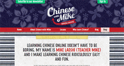 Desktop Screenshot of chinesewithmike.com
